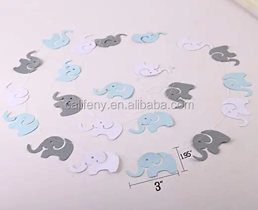 Украшения для вечеринки в честь будущей матери мальчика, баннеры для мальчика, гирлянда со слоном и бумажные фонарики, бумажные Цветочные помпоны