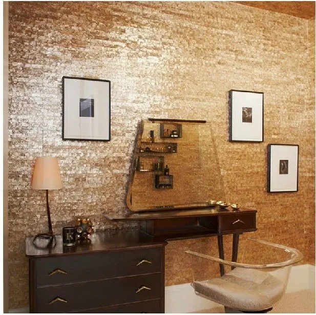 2018 лучшие обои из органических материалов capiz shell для украшения