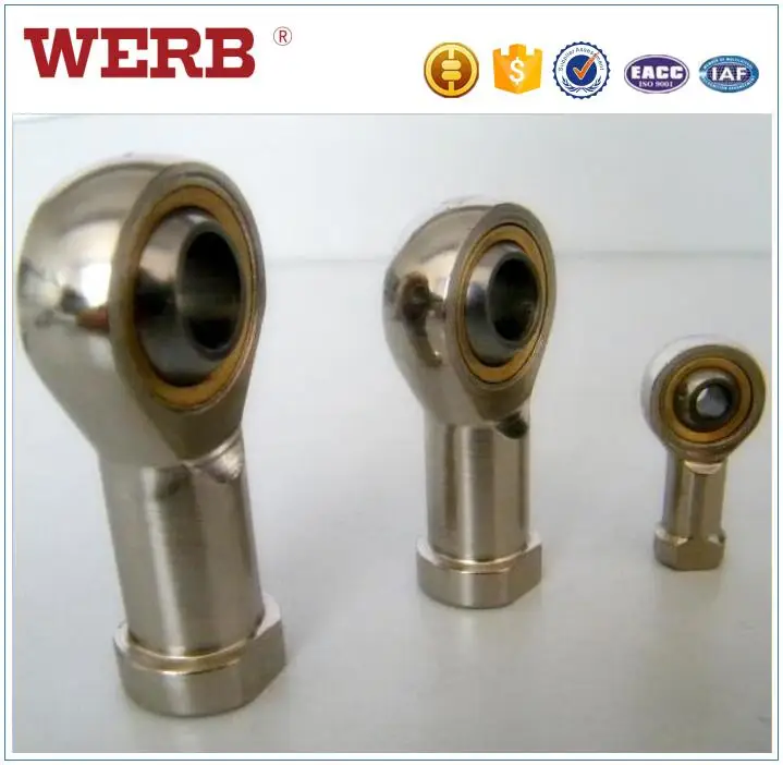 Self-lubricated plastic metric rod ends ball joint swivel bearings