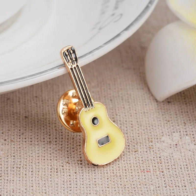 Hat Guitar Mexican Cactus Enamel Pins Brooch Badge Metal Girls Jeans Bag Decoration Gift Fashion Jewelry Wholesale