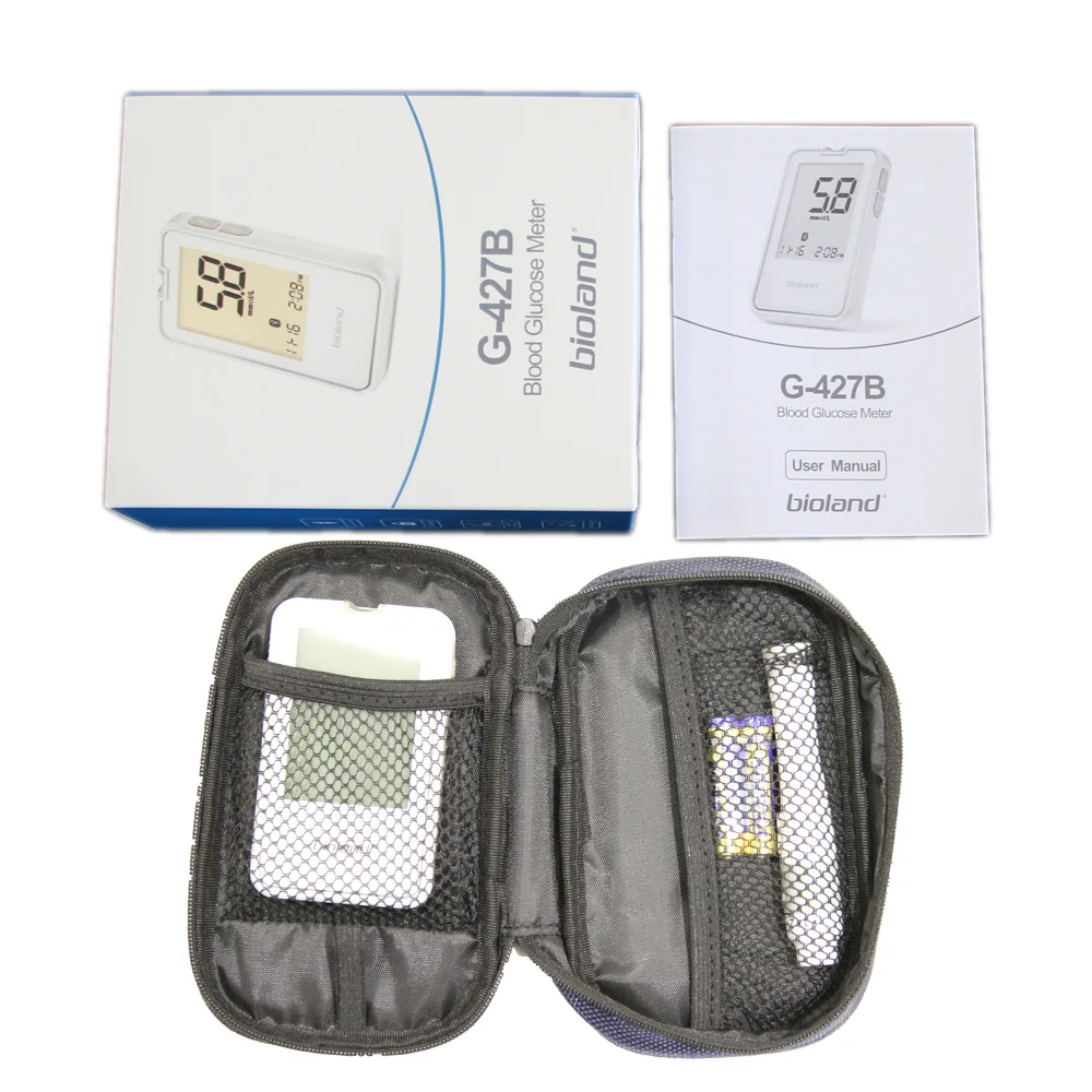 Глюкометр с одним касанием измеритель уровня сахара в диабете без