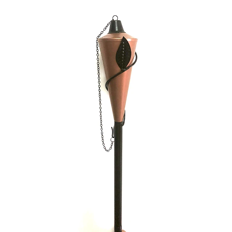 Outdoor 5FT Pwder Coated Metal Garden Torch Tiki Torch