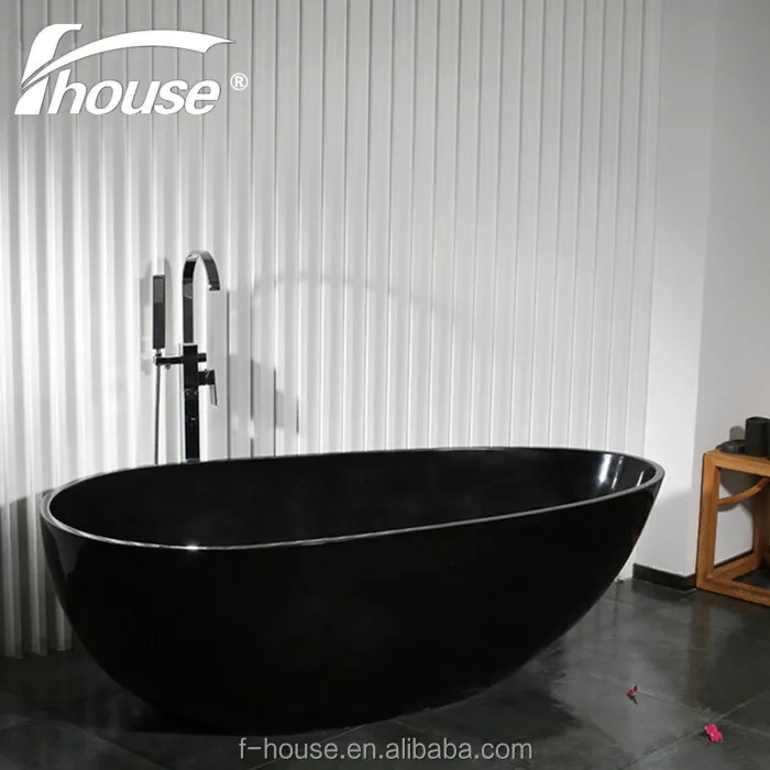 Stone Freestanding Bathtub Solid Surface Bathtub Artificial Stone Bathtub