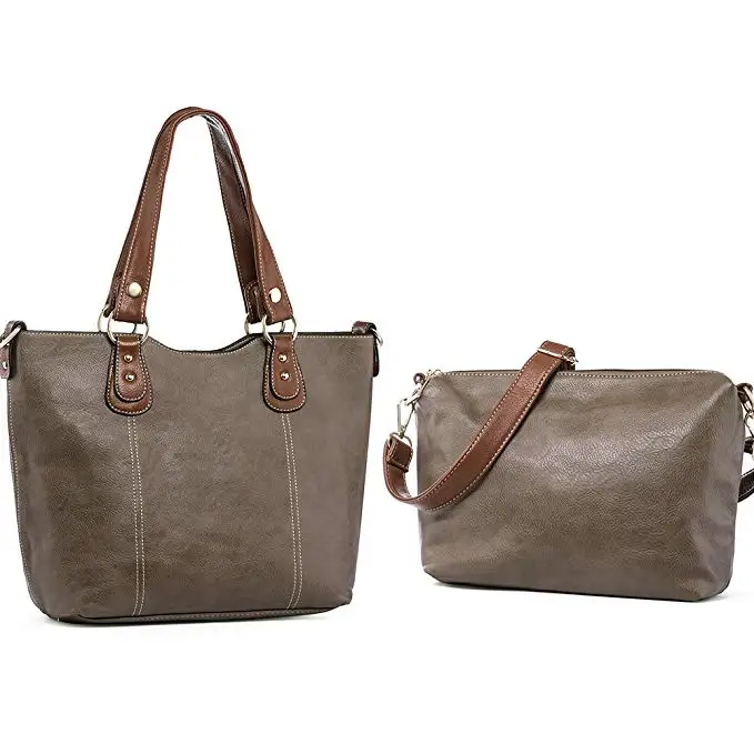 water proof PU Leather Handbags Soft Tote bag durable Shoulder Bags for women