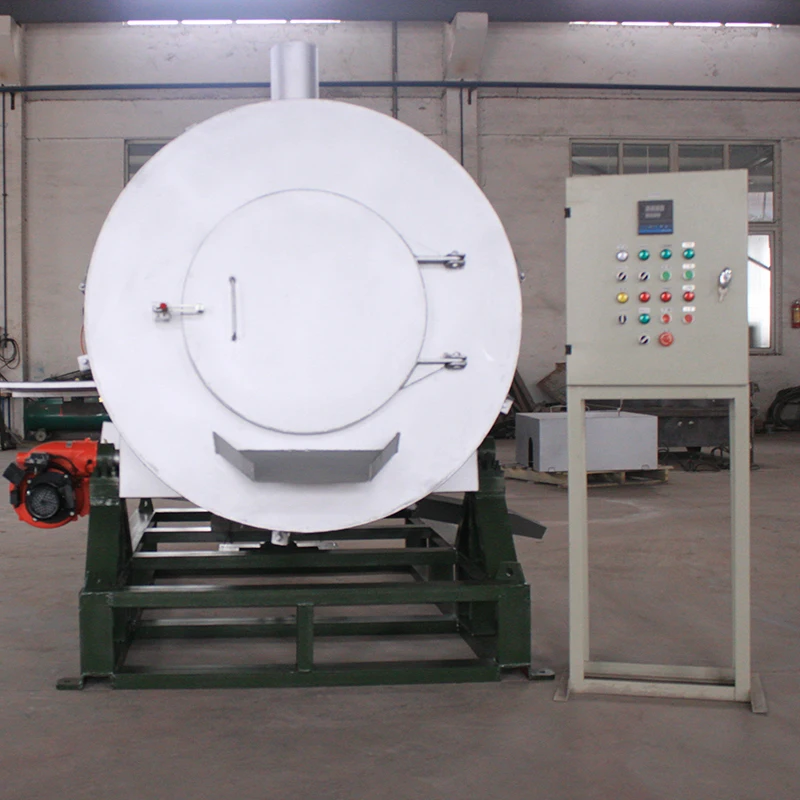 Natural Gas or Liquefied Petroleum Gas or Diesel Oil Rotary Melting Furnace