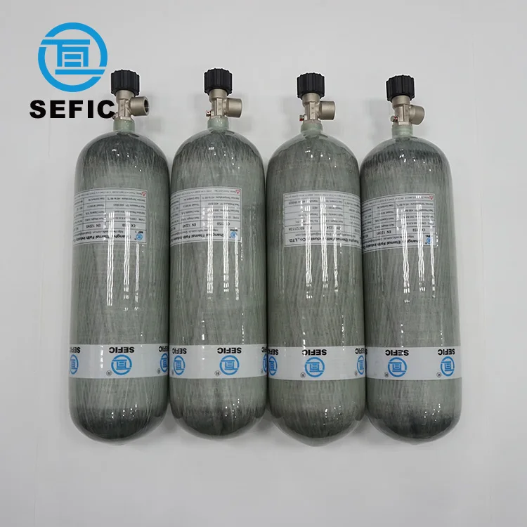 Горячая Распродажа, 9L углеродное волокно, Воздушный баллон из углеродного волокна, кислородный баллон, баллон для подводного плавания