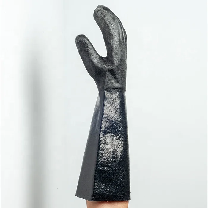 long heat resistant neoprene gloves BBQ gloves grill Gloves