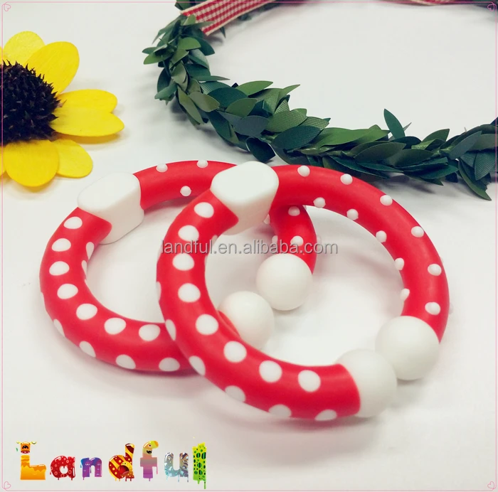 
teethingRoundConnectingRingforbabiesbabychewtoysbabyCarSeatTravelstrollertoysandfornewbornlinkRingToyspram 