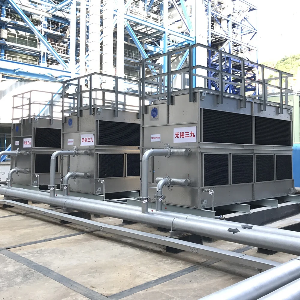 Stainless Steel Closed Cooling Tower with Ladders and Safety Guard