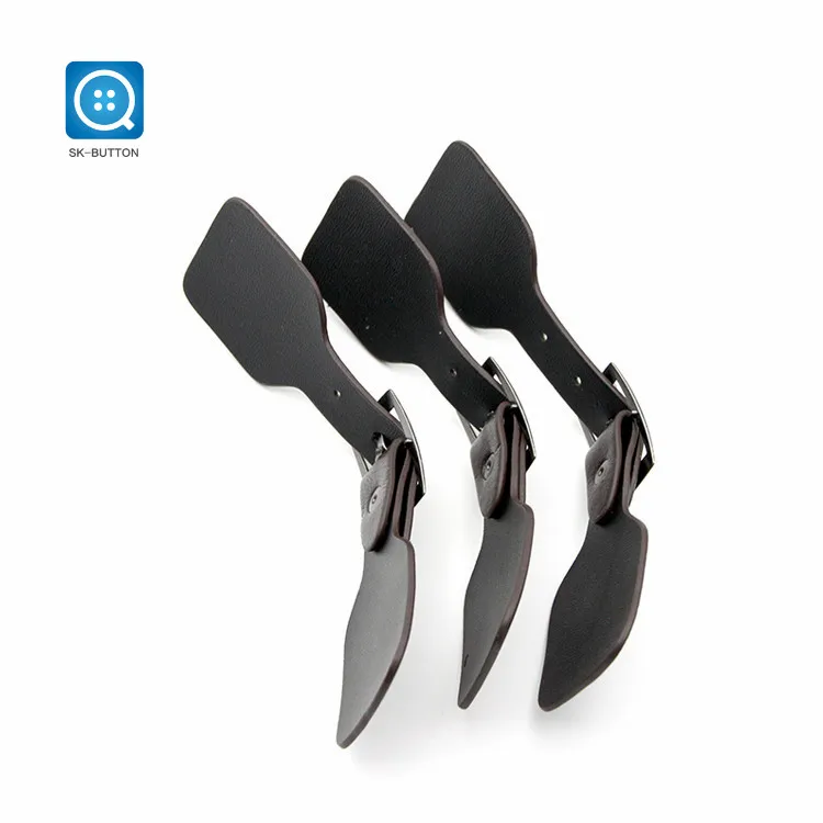 soft PU Leather exaggerated Waist covered name belt buckle button sewing Frog toggle fashion garment belt button for coat