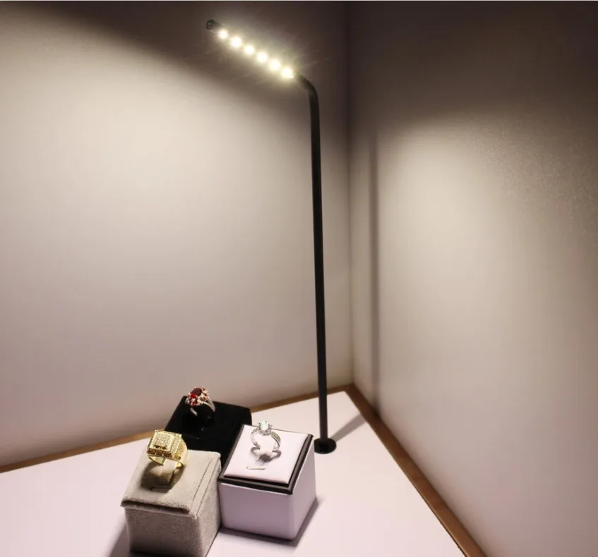 100-240vac 3w jewellery led cabinet light 240lm led stem light for glass box