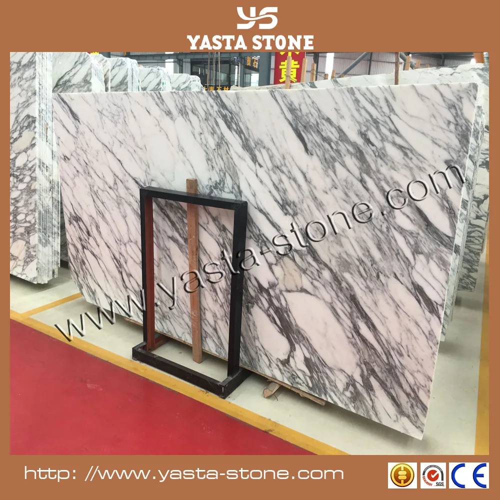 Raw marble stone arabscato white marble slab price