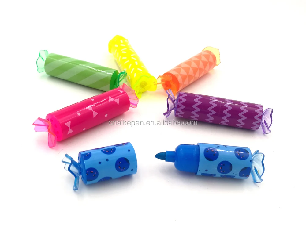 
assorted color and candy theme mini highlighters 