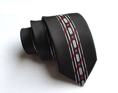  Wholesale Ties014 New Personality Fashion Jacquard 6cm Narrow Positioning Polyester Tie