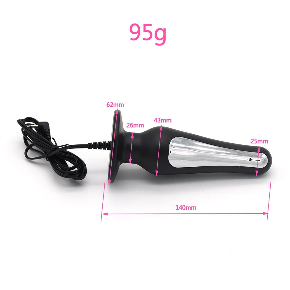 Sex Toys Butt Plug Prostate Massager Anal Plug Electro Shock Anal Plug