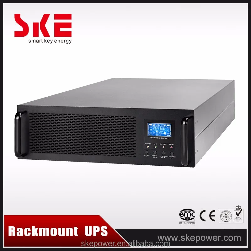 19 Inch Rack Mount UPS 6kva ups With External Battery Pack