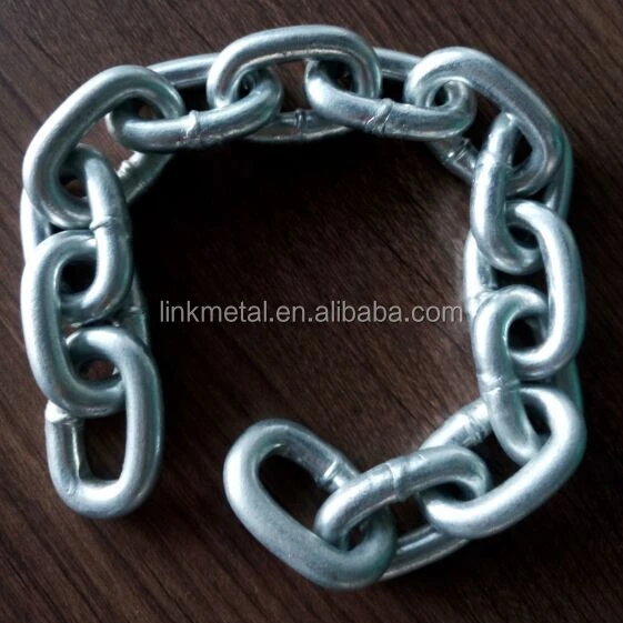  DIN766 гальванизированная короткозвеньевая калиброванная якорная цепь