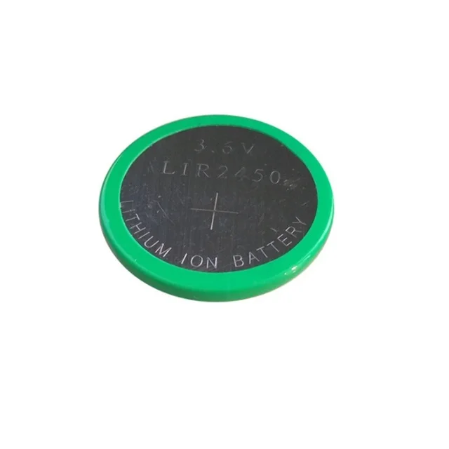 LIR2450 card packaging button batteries and rechargeable lithium ion LIR2450 battery