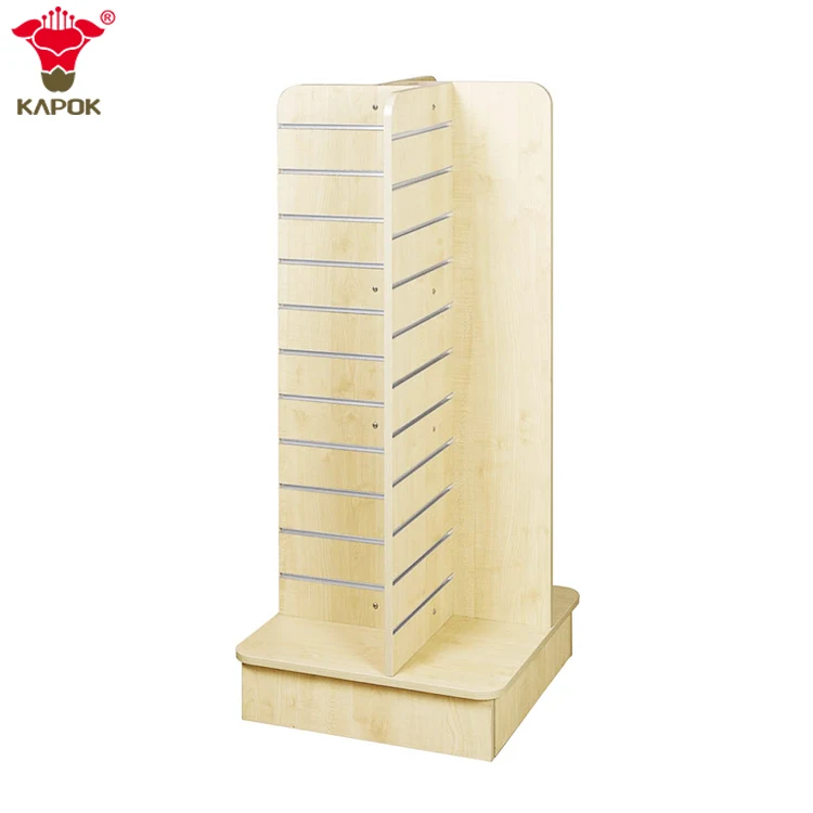 High End New Acrylic Wooden Makeup shop Display Stand for shoemaker