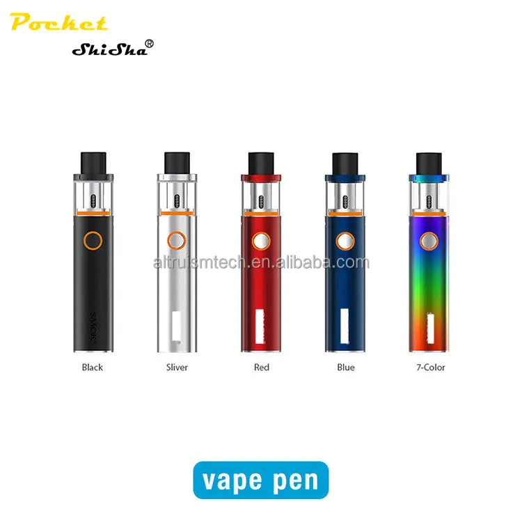 1650mah battery capacity silver black Color vape pen 22 smoke hookah pen