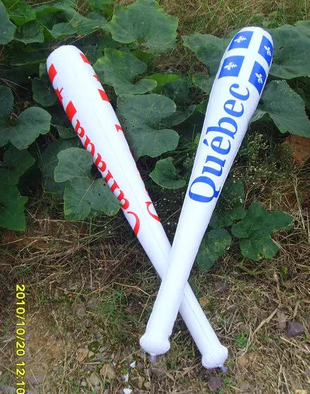 Canada flag 24inch inflatable baseball bat Party game inflatable toy bat