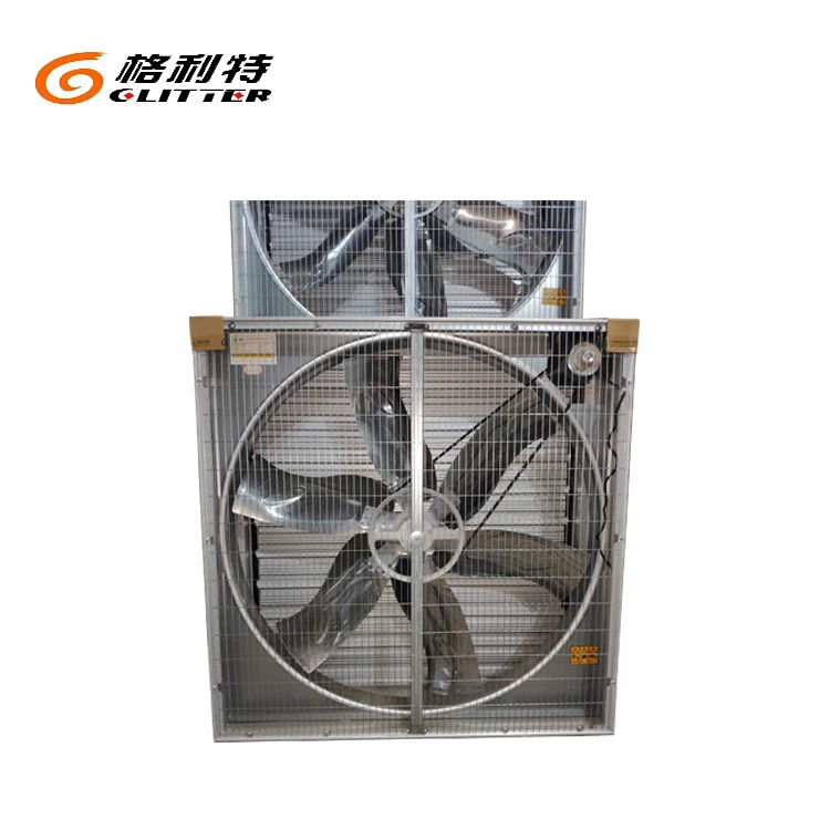 cow shed wall mounted high pressure galvanized body exhaust fan