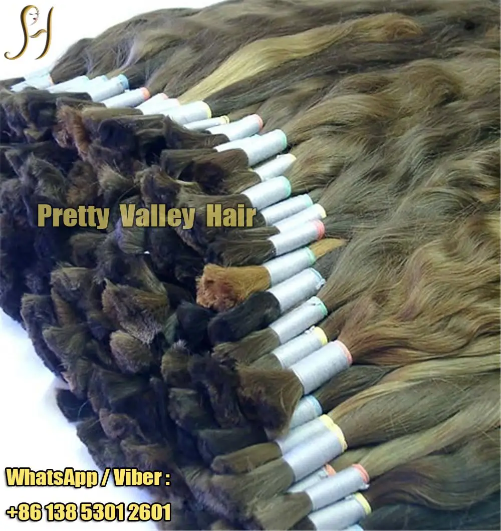 
raw human cuticle aligned virgin russian human hair extensions 