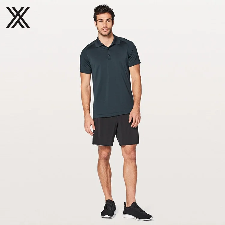 Quick Dry Breathable Mesh Design Men Polo T Shirt