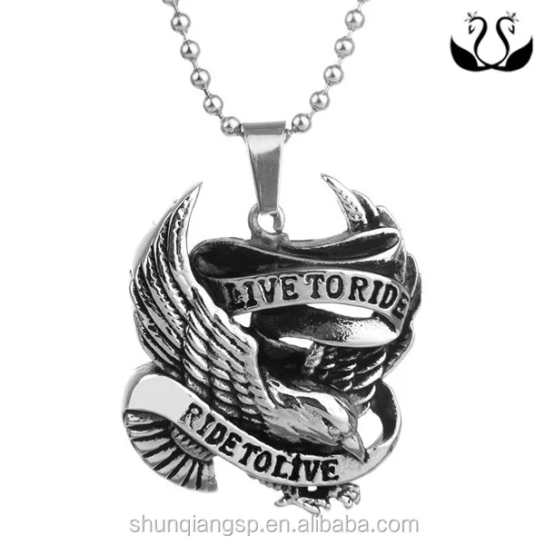 Europe and the United States men punk rock eagle pendant