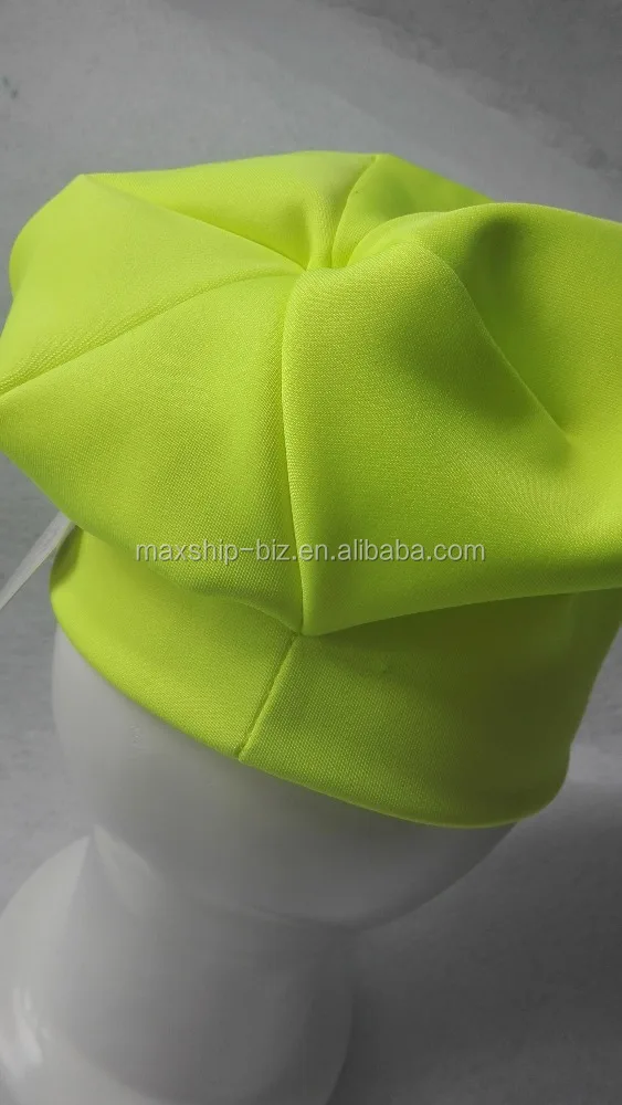 neon polyester unisex slouch beanie hat