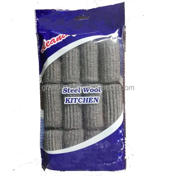 Factory Direct Sales of 12PCS Steel Wool Pad For Cleaning
