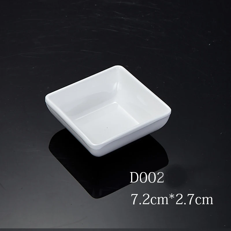 Factory Sale White Melamine plastic Wholesale sauce dishes