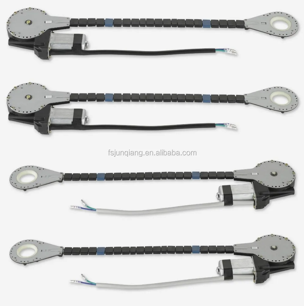 
Universal 4 Door Power Window Conversion Kit with High Torque Motor and Illuminated Switch 