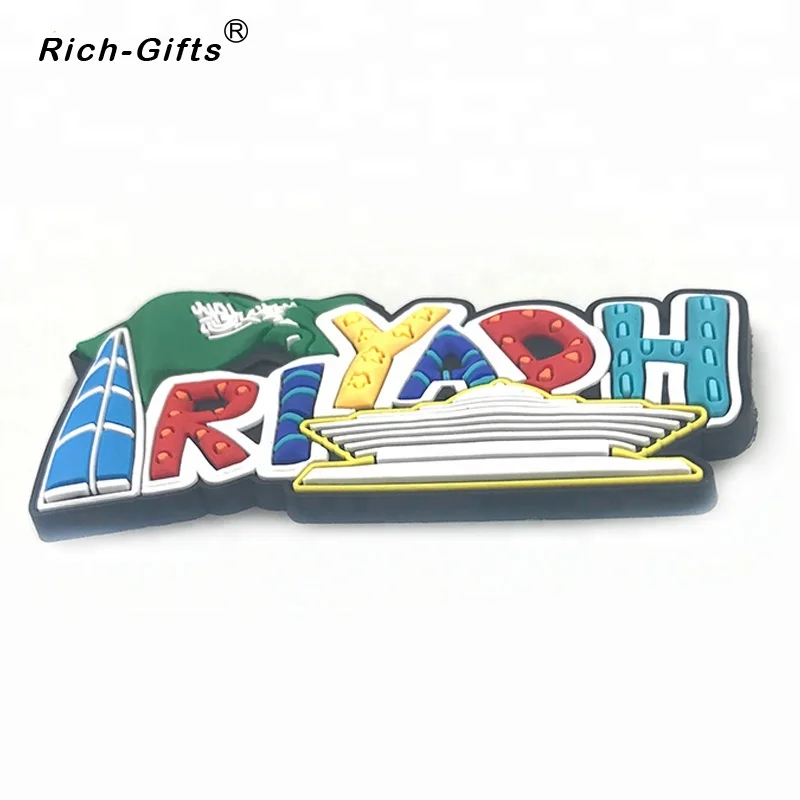 
Riyadh Silicone Saudi Arabia Fridge Magnet For Tourist 