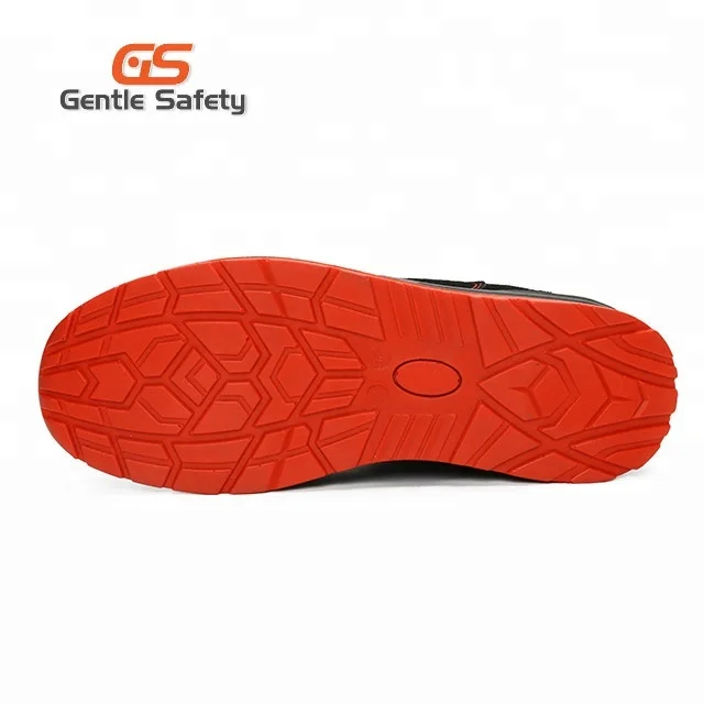 Customized Sports Safety Jogger Shoes ,Steel Toe Shoes Red