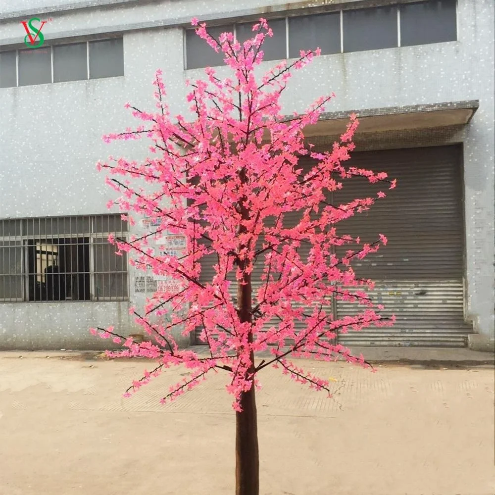 Pink Color LED Artificial Cherry Blossom Tree Light for Party Wedding Stage Decoration