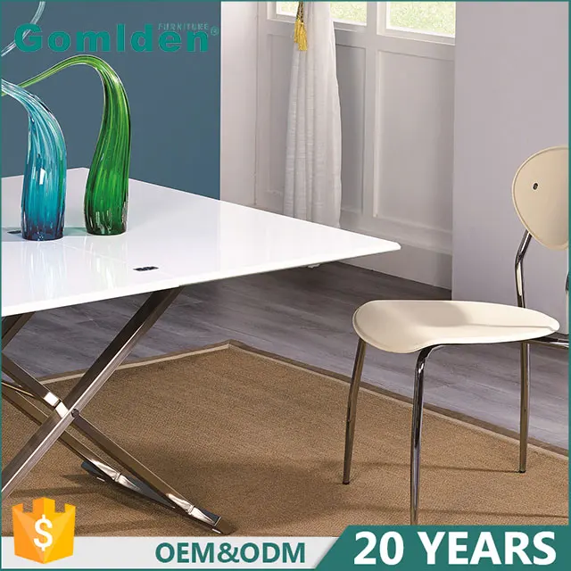 New design transforming dinning room furniture up to down table wood space saving furniture