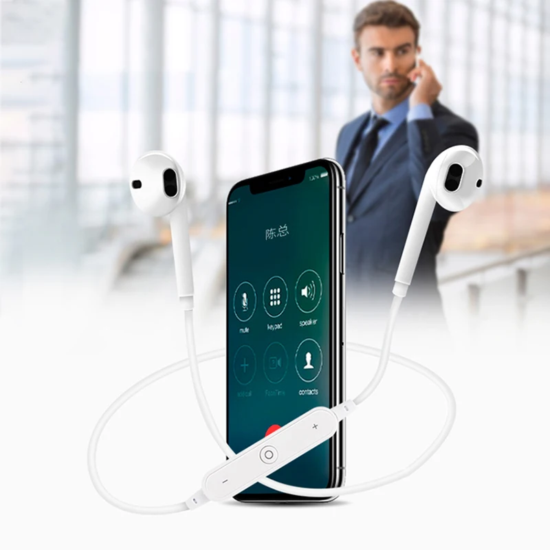 Wireless freestyle earphone mini wireless stereo sports running headphones Gym exercise wireless earbuds with mic. for iphone xs