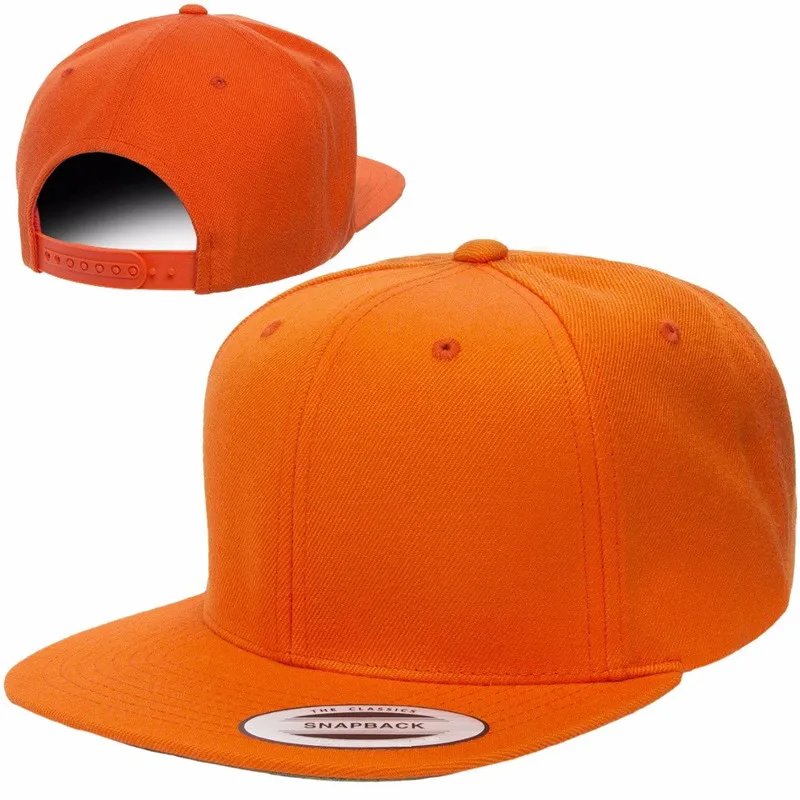 Дешевая 100% акриловая плоская кепка в стиле хип-хоп, индивидуальные наклейки, пустая бейсболка