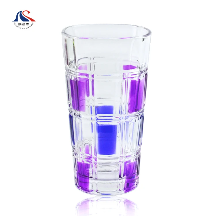 glass Cup Glassware Juice tea pot  clear drinking water  Pitcher  With Handle Summer Drink  jug