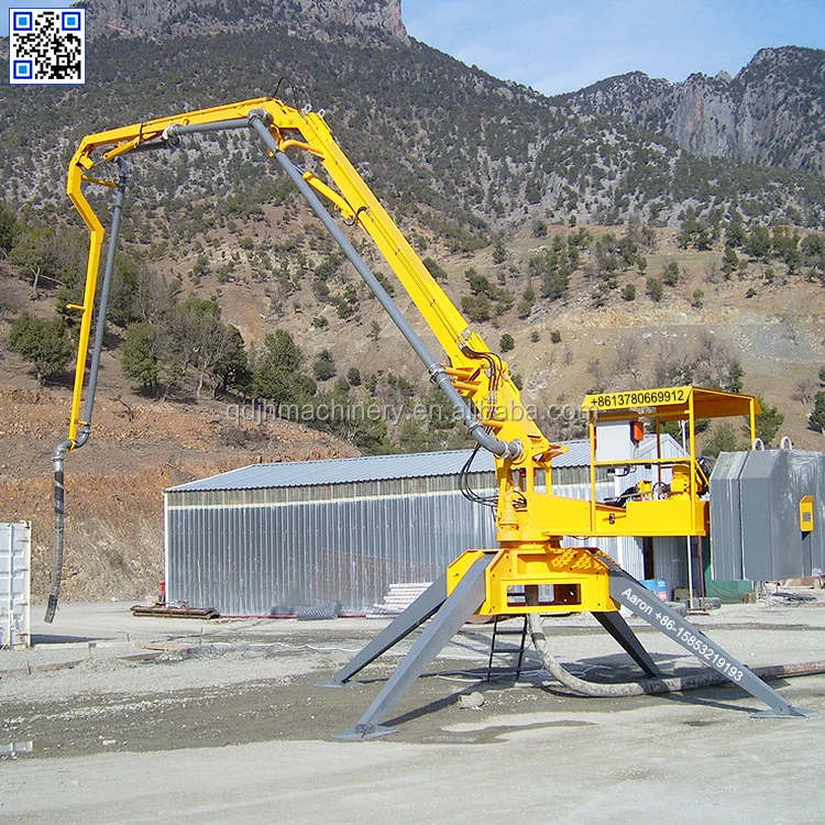 
China manufacturer 15meters mobile hydraulic concrete placing boom with factory price 