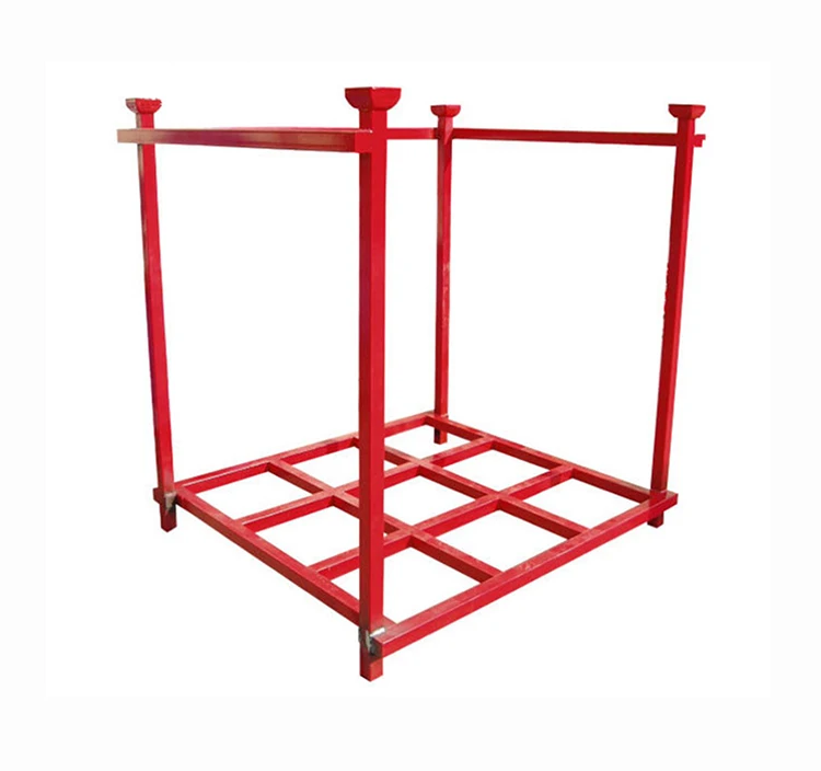 
China supplier galvanized metal frame steel storage stacking tire display rack 