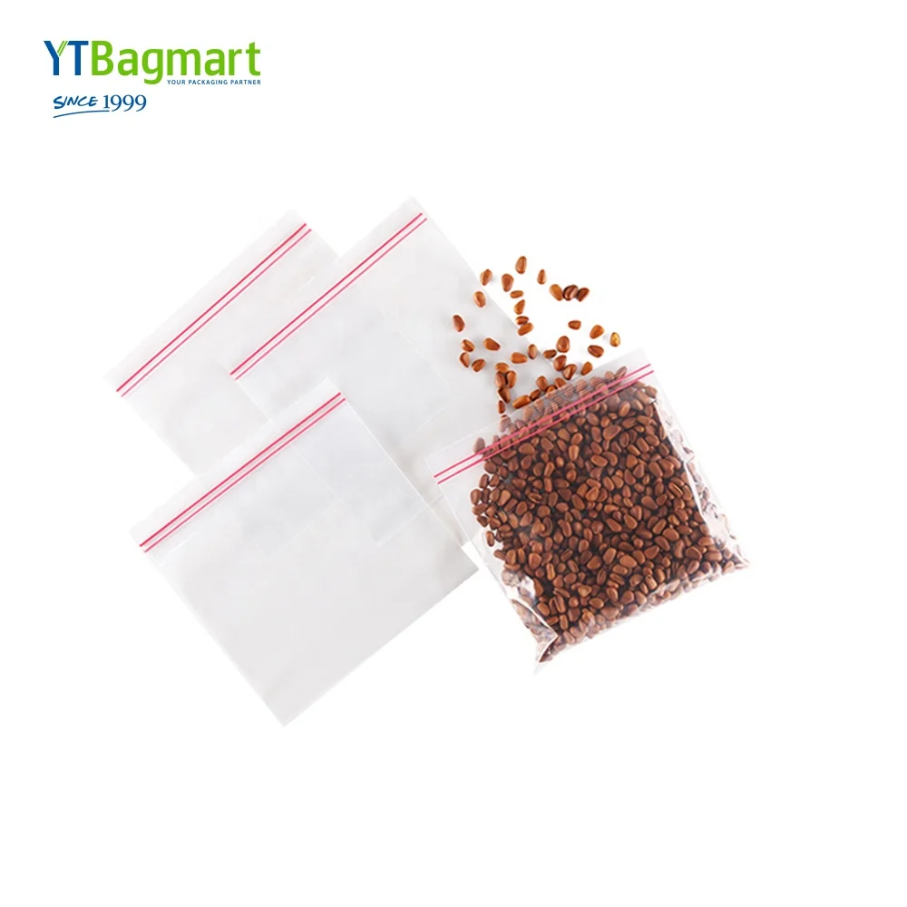 
Cute Biodegradable Plastic Zipper Bag Ldpe Sandwich Food Freezer Packaging Zip Lock Plastic Bag 