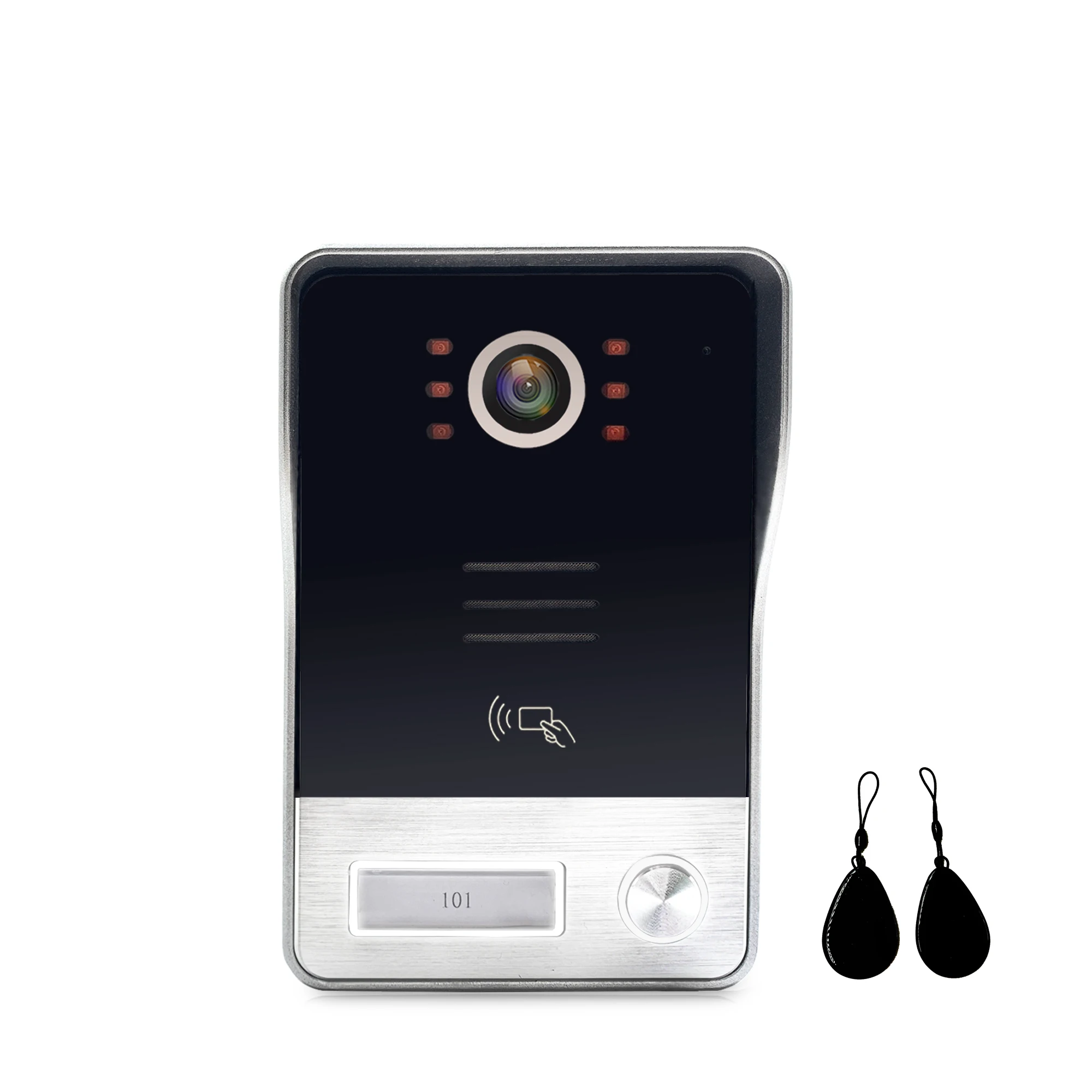 Zhuhai morning multi family doorbell ip65 waterproof  multi apartment video intercom system