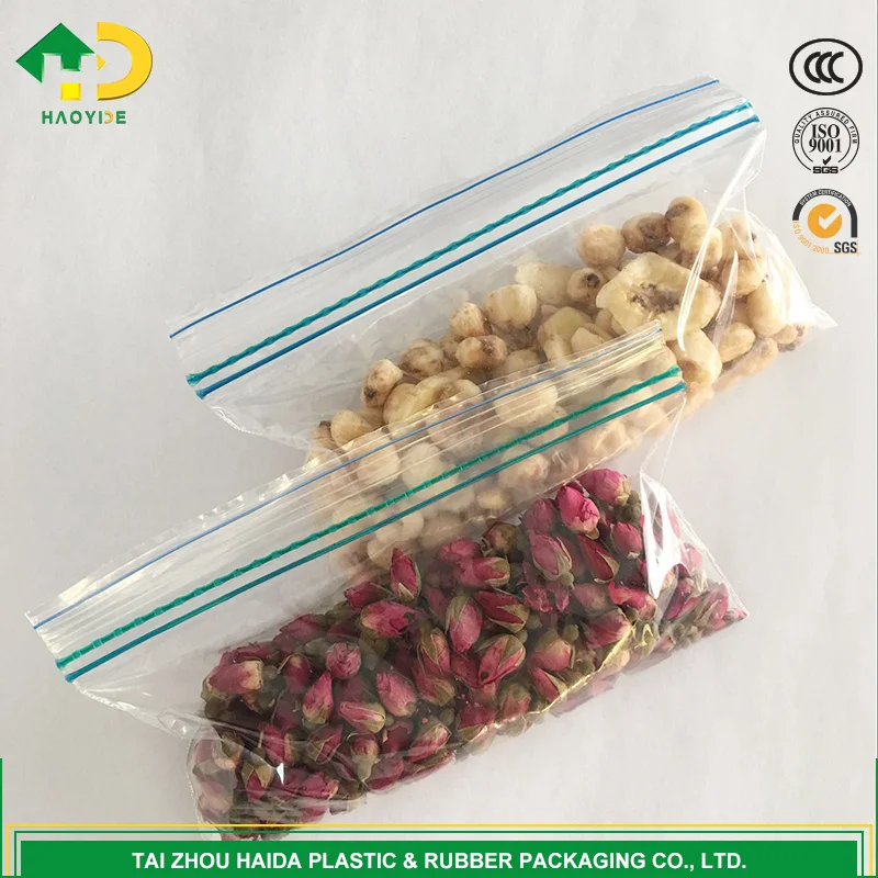 zip lock food plastic bread packaging bag