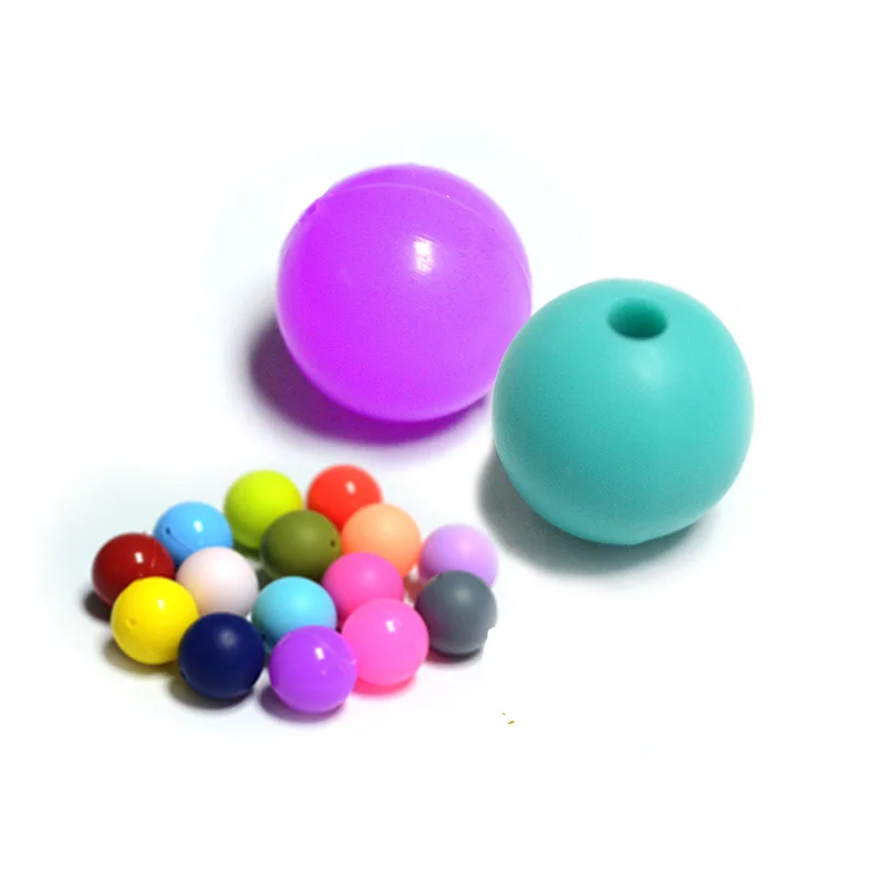 
Teething Toys Baby Food Grade Soft Silicone Beads 