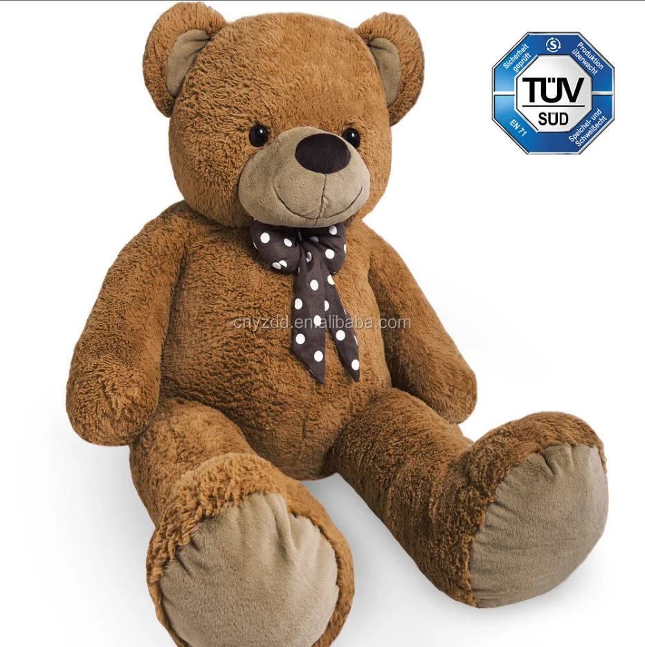 TUV certificate bear plush toy/animal plush stuffer teddy bear toys free sample 60/80/120/140/160/180/200cm