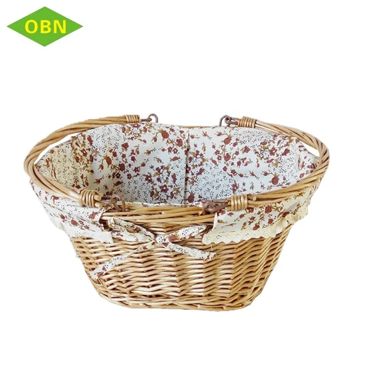 
Wholesale natural deco gift woven mini wicker basket bag 