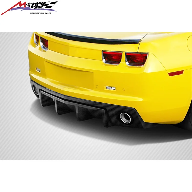 Madly Camaro rear lip for Chevrolet Camaro Rear Diffuser Carbon Fiber material body kits 2010-2013 Year