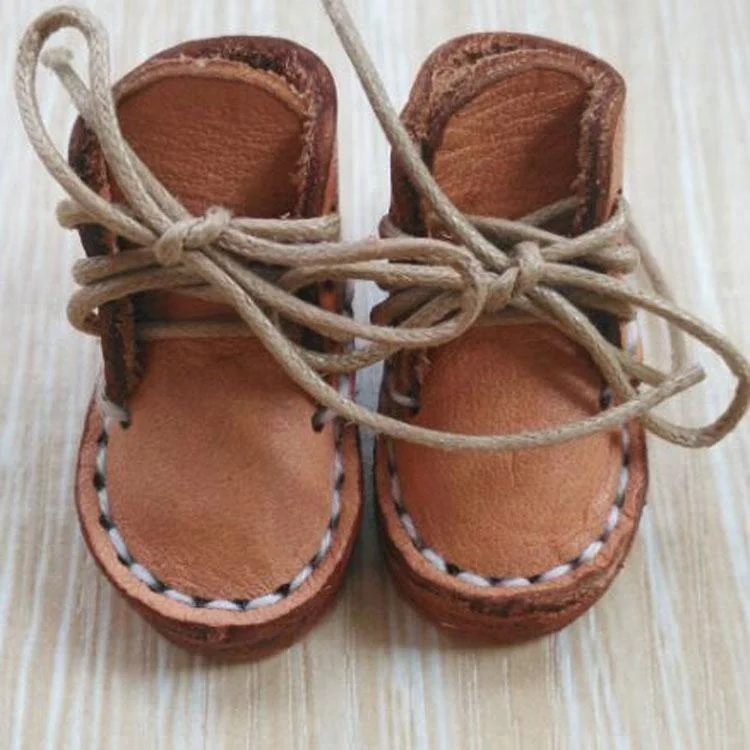 Genuine Leather doll boot,fit DECF doll.